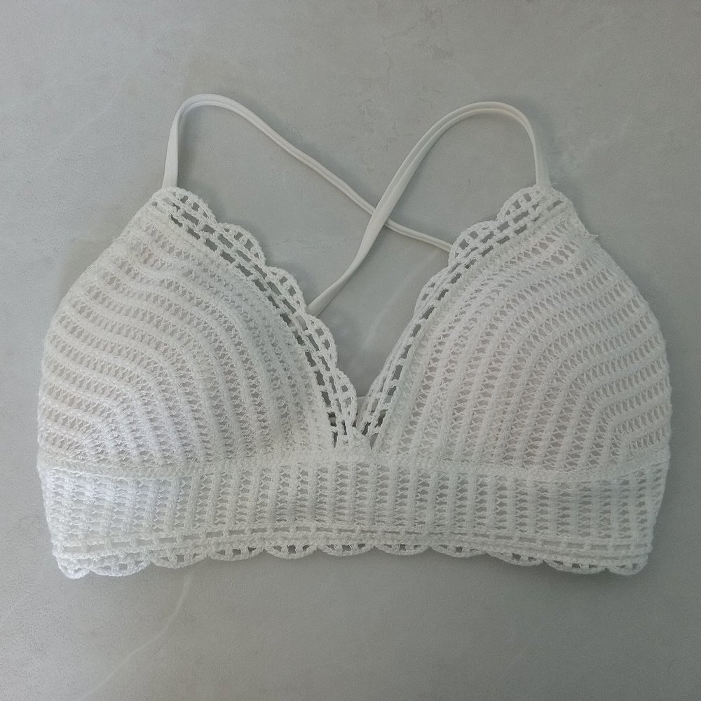 HOLLISTER | Crochet Bathing Suit Top